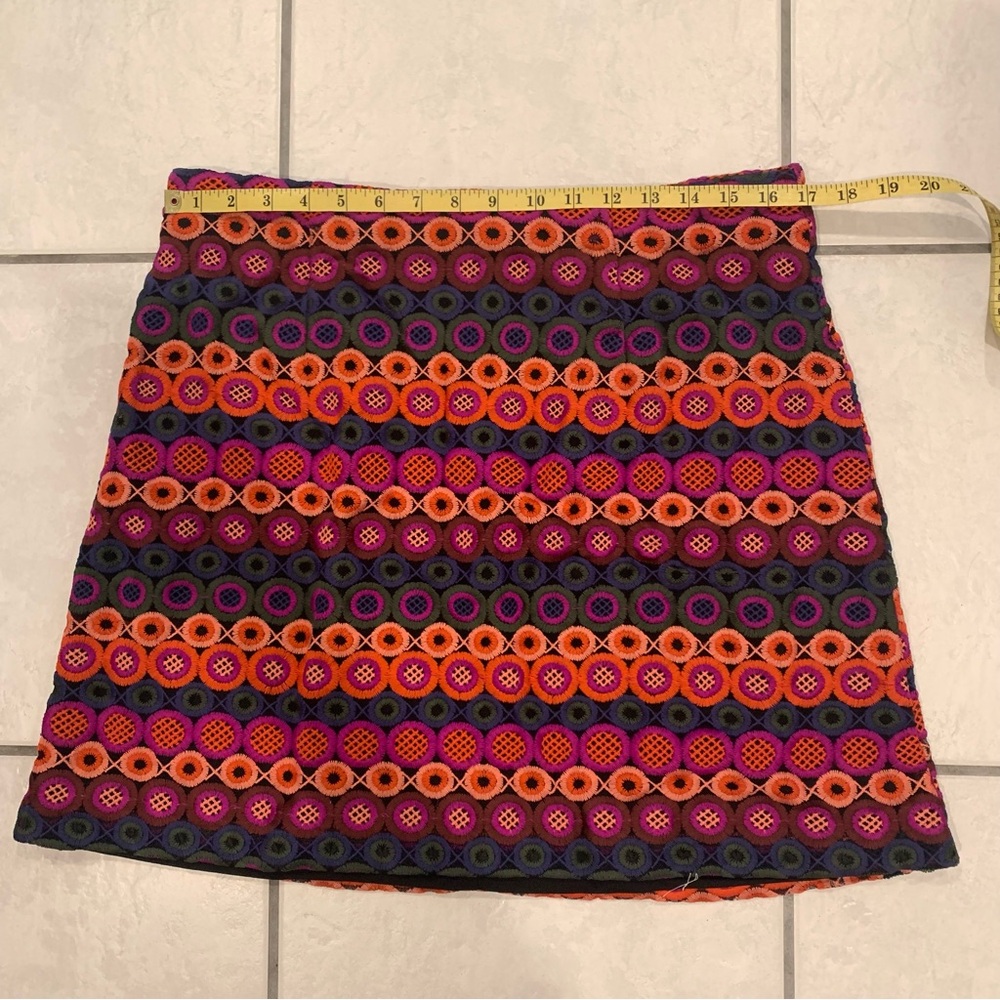 Anthropologie Hutch Ellen Mini Skirt Multicolor NWT size 14 - Picture 8 of 8